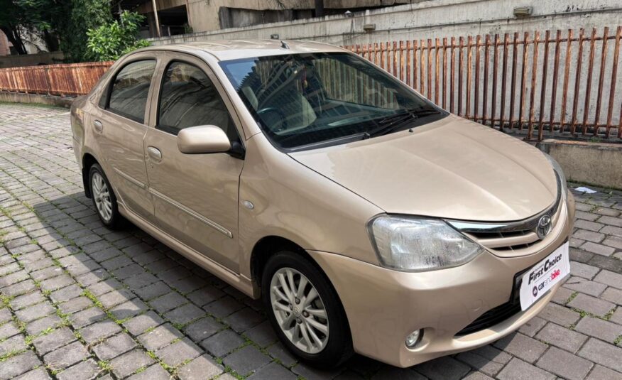 2011 Toyota Etios 1.2 VX MT